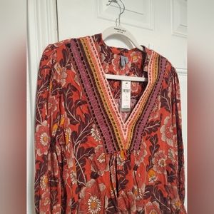 bI^nk, Anthropologie Floral Top